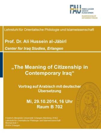 Zum Artikel "The Meaning of Citizenship in Contemporary Iraq"