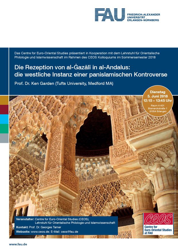 Zum Artikel "Die Rezeption von al-Ġazālī in al-Andalus"