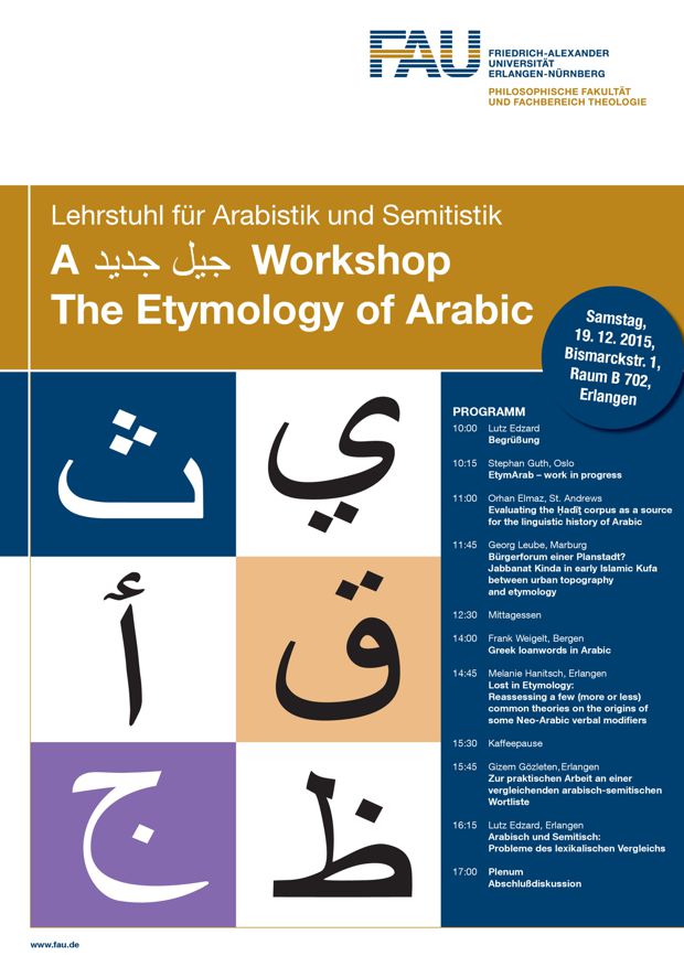 Zum Artikel "The Etymology of Arabic"