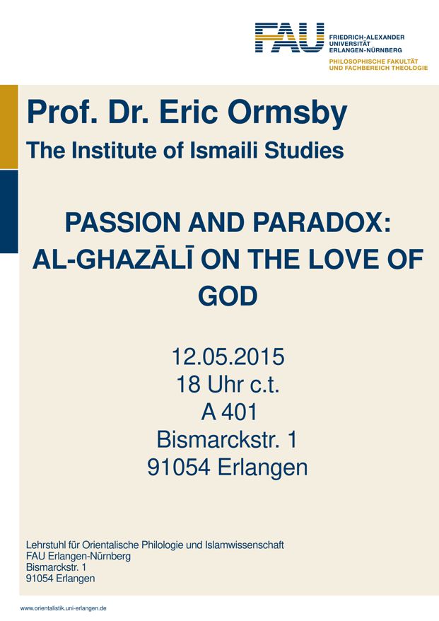 Zum Artikel "Passion and paradox: al-Ġazālī on the love of god"