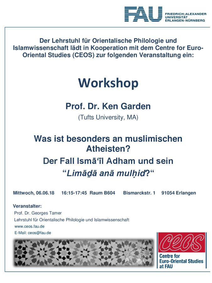 Zum Artikel "Workshop „Was ist besonders an muslimischen Atheisten?“"