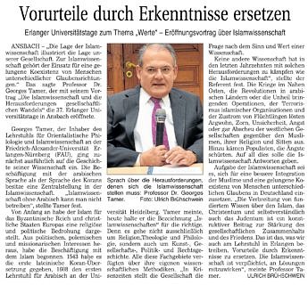 Zum Artikel "Vorurteile durch Erkenntnisse ersetzen"