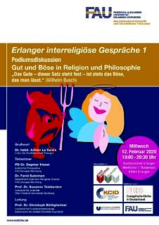 Zum Artikel "Erlanger interreligiöse Gespräche 1: Podiumsdiskussion:"