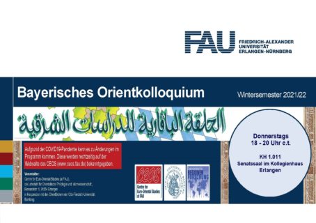 Zum Artikel "Bayerisches Orientkolloquium Wintersemester 2021/22"