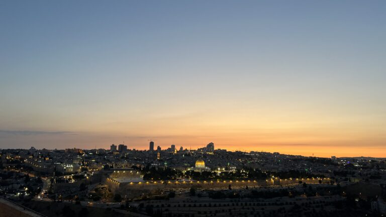 Exkursion nach Jerusalem und die Westbank 27. Mai – 04. Juni